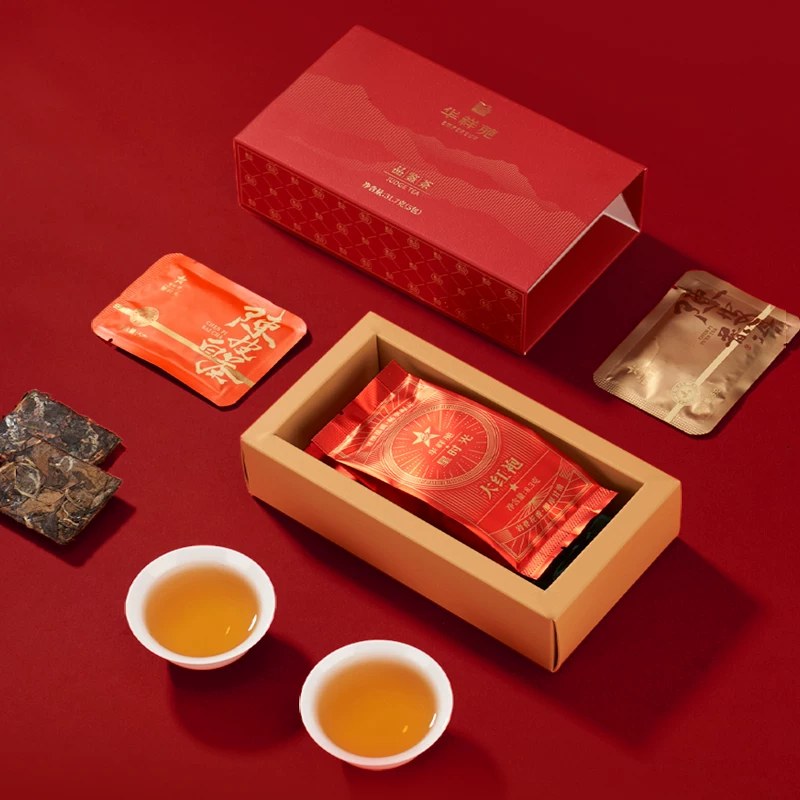华祥苑茶叶 大红袍正山小种 铁观音 5口味品鉴装F